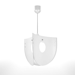 Φωτιστικό Κρεμαστό Chios Μονόφωτο Λευκό (PP+PVC) Ε27 58*58*80cm MED-10270