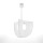 Φωτιστικό Κρεμαστό Chios Μονόφωτο Λευκό (PP+PVC) Ε27 58*58*80cm MED-10270