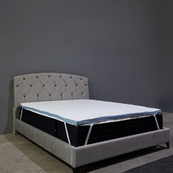 Ανώστρωμα Cool Gel 4cm με αποσμώμενο κάλυμμα 90x200x4cm