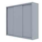 Ντουλάπα Grandio Γκρι 250x60x215cm Ντουλάπα Grandio Γκρι 250x60x215cm