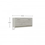 Παπουτσοθήκη Reno Λευκό 100x32x46cm