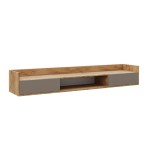Έπιπλο TV Callisto Χρυσό Δρυς-Γκρεζ 200x40x30cm
