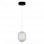 Φωτιστικό Κρεμαστό Led 18W 4000K Χρυσό 20x15x120cm