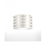Φωτιστικό Κρεμαστό Milan Μονόφωτο Λευκό (PP+PVC) Ε27 32*32*80cm MED-10130