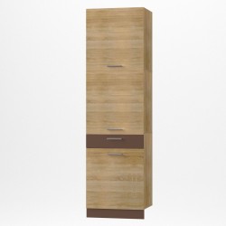 Alina Μεγάλο ντουλάπι 60x55,6x213,3εκ Σονόμα-Μόκκα SO-AD60RV
