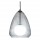 Φωτιστικό Κρεμαστό Μονόφωτο Γυάλινο Γκρι G9 Φ22,5x140cm DD-GL-0613GREY