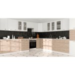 CHARLOTΤE Ντουλάπι Νεροχύτη 80x46.5x82εκ με μεταλλικά χερούλια Δρύς SO-CD80SO CHARLOTΤE Ντουλάπι Νεροχύτη 80x46.5x82εκ με μεταλλικά χερούλια Δρύς SO-CD80SO