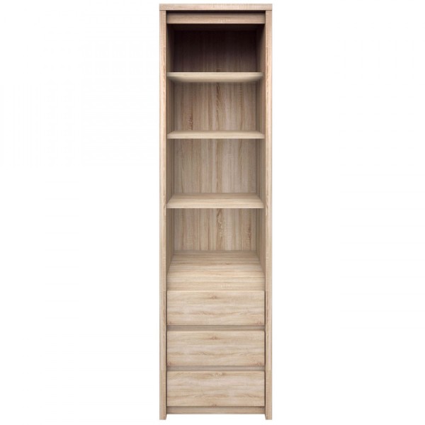 Ραφιέρα Norton 57x40x210, Σονόμα, 3 Συρτάρια TO-NORTREG3S Ραφιέρα Norton 57x40x210, Σονόμα, 3 Συρτάρια TO-NORTREG3S