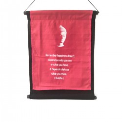 Κρεμαστό Διακοσμητικό Καδράκι με όμορφα χρώματα Κόκκινο 38x45εκ O-NYO12RED