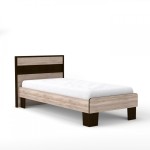 Κρεβάτι Scarlet 90x200εκ Με Σομιέ Μονό Με διακοσμητική κορνίζα MDF Sonoma-Wenge SCARLET90 Κρεβάτι Scarlet 90x200εκ Με Σομιέ Μονό Με διακοσμητική κορνίζα MDF Sonoma-Wenge SCARLET90