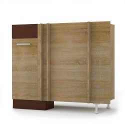 Alina Κάτω Ντουλάπι Γωνίας 100x44.5x85εκ Sonoma-Mocca SO-ADU100
