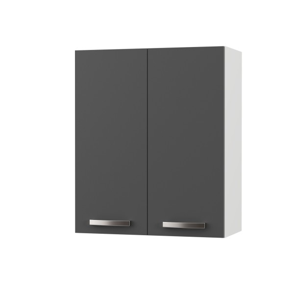 CHARLOTΤE Πάνω Ντουλάπι 60x30.5x71.8εκ με μεταλλικά χερούλια Γραφίτης SO-CV60GR CHARLOTΤE Πάνω Ντουλάπι 60x30.5x71.8εκ με μεταλλικά χερούλια Γραφίτης SO-CV60GR