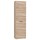 Ντουλάπα Solo 1D 45x58x197 Sonoma με Wenge και MDF Καμπυλωτό τελείωμα TO-SOLO1D