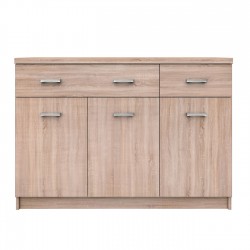 Top Mix Μπουφές 120x33x85cm Sonoma, με 2 Συρτάρια TO-TOP3D2S