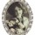 INART ΚΟΡΝΙΖΑ ΜΕΤΑΛΛΙΚΗ ΜΕ ΠΕΤΡΕΣ 13X18 3-30-744-0166