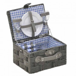 INART ΚΑΛΑΘΙ ΠΙΚΝΙΚ ΓΙΑ 2 ΨΑΘΙΝΟ ΓΚΡΙ 30X23X15 3-60-612-0006