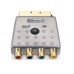 Oehlbach 4515 XXL Adaptor Scart to Rca Επιχρυσωμένος