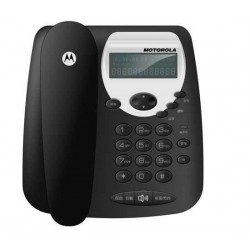 Motorola CT2 Μαύρο Ενσύρματο τηλέφωνο με οθόνη