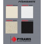 Pyramis Pyragranite Alazia 79x50 2B Snow Γρανιτένιος Νεροχύτης Ένθετος 079810911