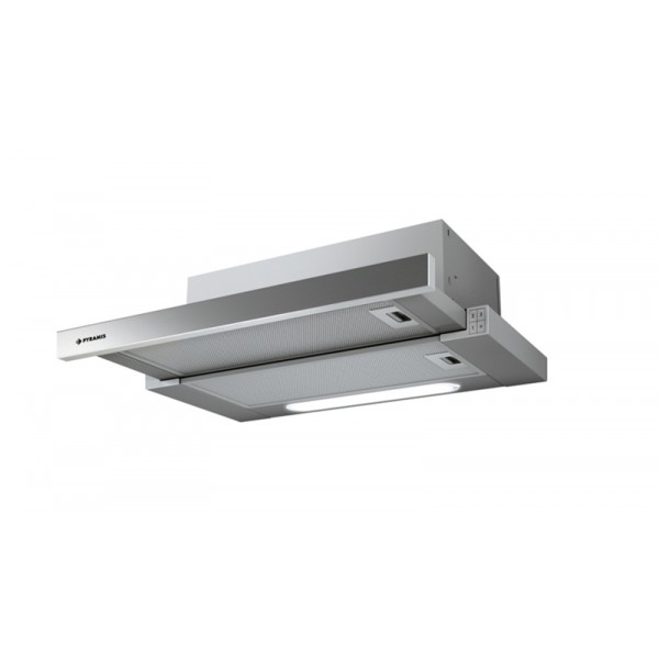 Pyramis Essential Συρόμενος Απορροφητήρας 60cm Inox 065017002