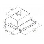 Pyramis Essential Turbo Slim Συρόμενος Απορροφητήρας Inox 065006401