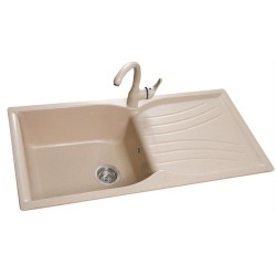 Sanitec Eclectic 324 (100x50 cm) νεροχύτης συνθετικός γρανίτης αντιστρεφόμενος 