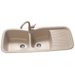Sanitec Silk 311 (120x51 cm) νεροχύτης συνθετικός γρανίτης αντιστρεφόμενος
