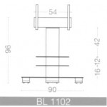 MODEV BL-1102 ΕΠΙΠΛΟ ΤΗΛΕΟΡΑΣΗΣ για τηλεοράσεις έως 32