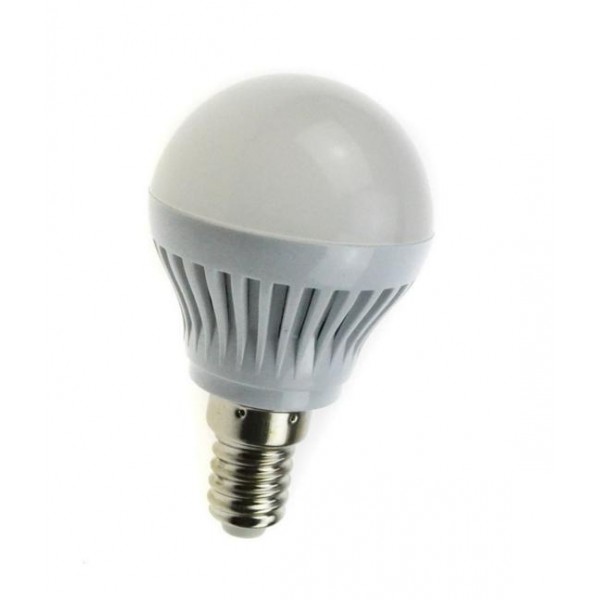 Λαμπτήρας LED E14 σφαιρικός, 5w, θερμός