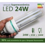 Βιδωτός λαμπτήρας οικονομίας LED 24W/  E27 4U 2500 LM