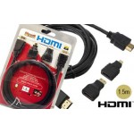 Oem HDMI 3σε1 Καλώδιο HDMI 1.5m με Αντάπτορες MiniHDMI και MicroHDMI