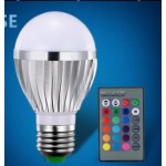 OEM AOKEMAN AO-1811A ΛΑΜΠΑ LED 3W, Ε27, RGB ME ΤΗΛΕΧΕΙΡΙΣΤΗΡΙΟ