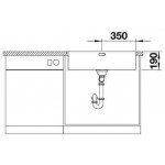 Blanco Andano 700-IF/A 74x50 cm Ένθετος Νεροχύτης Λείος Inox