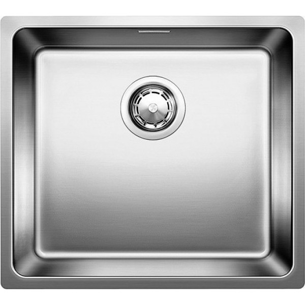 Blanco Andano 450 U 49x44 cm Υποκαθήμενος Νεροχύτης Λείος Inox