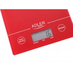 Adler AD-3138 Ψηφιακή Ζυγαριά Κουζίνας Red