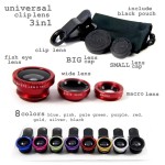 UNIVERSAL CLIP LENS Σετ 3 Φακών. UNIVERSAL CLIP LENS Σετ 3 Φακών.
