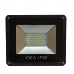 LED SLIM ΠΡΟΒΟΛΕΑΣ ΕΞΩΤΕΡΙΚΟΥ ΧΩΡΟΥ ΑΔΙΑΒΡΟΧΟΣ IP 65, 100W