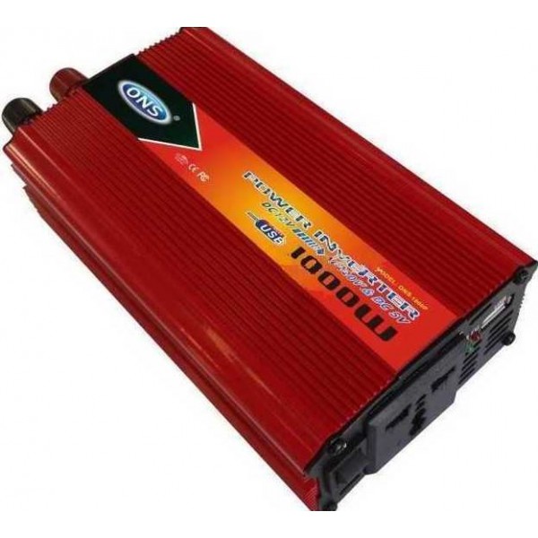 OEM ONS 1000P ΜΕΤΑΣΧΗΜΑΤΙΣΤΗΣ INVERTER ΑΠΟ 12V ΣΕ 220V, ΙΣΧΥΟΣ 1000W