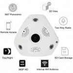 VR 3D LED IP WiFi 360 Panoramic Camera  EC-P01