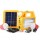 SUNSHARE-SK-9528 Ηλιακό Πακέτο Φωτισμού με Panel, Μπαταρία, Φακό, Φωτιστικό, USB και 2 Λάμπες LED 