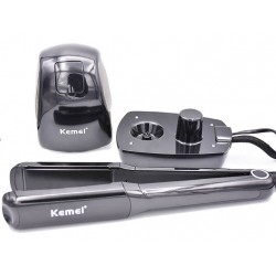 KEMEI KM-9090 Ισιωτική μαλλιών με γεννήτρια ατμού