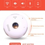 Fish EYE IP WiFi Bulb Κάμερα Πανοραμική κάμερα ΤP-WP 101