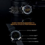 Xwatch EX-18 Smart Watch Bluetooth 4.0 Άδιάβροχο 5ATM με μαύρο πλαστικό λουράκι