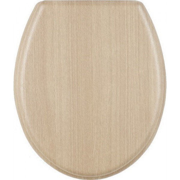 Κάλυμμα Λεκάνης Ξύλινο BEIGE WOOD P-5021