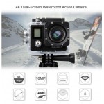 SPORTS ACTION CAMERA 4K WiFi 30fps Με Ασύρματο Χειριστήριο και διπλή οθόνη