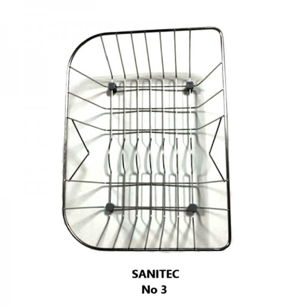 Sanitec Ανοξείδωτο Καλάθι No3 για Νεροχύτη Sanitec 307, 318 ,322 , 332