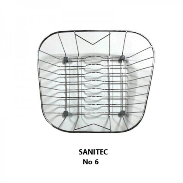 Sanitec Ανοξείδωτο Καλάθι No6 για Νεροχύτη 309, 311, 321