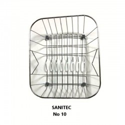 Sanitec Ανοξείδωτο Καλάθι No 10 για Νεροχύτη Sanitec 325, 327, 330