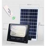 Ηλιακός Προβολέας Solar 100W Αδιάβροχος IP66 με Τηλεκοντρόλ OEM JD8800