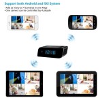 Κρυφή κάμερα σε ψηφιακό ρολόι ξυπνητήρι WiFi HD 1080P σύνδεση με κινητό Κρυφή κάμερα σε ψηφιακό ρολόι ξυπνητήρι WiFi HD 1080P σύνδεση με κινητό